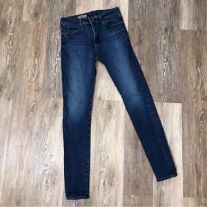 AG Adriano Goldschmied The Farrah High Rise Skinny Jeans 27 EUC - Picture 1 of 7