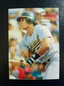 Jose Canseco Oakland A's #3 1989 Superstar Photos Big Apple 1st Edition - Picture 1 of 2