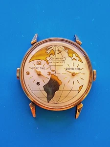 Vintage Endura Dual Time Mens Mechanical Watch...Mint! - Picture 1 of 6