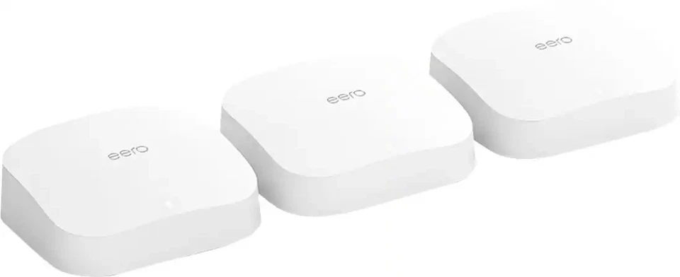 eero Pro 6 AX4200 Tri-Band Wi-Fi 6 Mesh Wifi System (3-pack) VG READ - Image 1 of 1