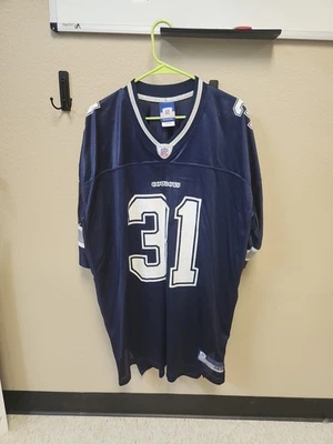 Dallas Cowboys Football Jersey Mens XXL Blue NFL Football Roy Williams 31 Reebok - Image 1 of 4
