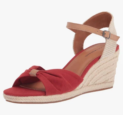 Sandalias con cuñas a cuadros alpargata de lona Kyndra Lucky Brand para mujer BHFO 6782 Foto 1 de 4