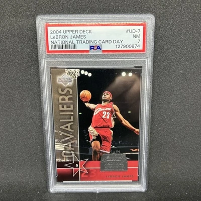2004 National Trading Card Day - LeBron James #UD-7 - Image 1 of 2