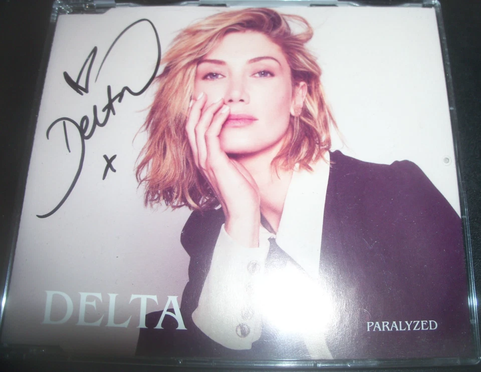 Delta Goodrem – Paralyzed Signed Autographed CD Single – New (Not Sealed) - Image 1 of 1