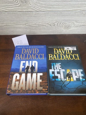 End Game by Baldacci, David Lot Of 2 Hard Cover  The Escape - Image 1 of 4