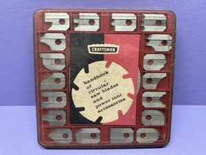 CRAFTSMAN Woodworking Molding Head Cutters 18 Blades Bit Set #9-32003 + Case - Picture 1 of 4
