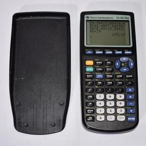 Working Texas Instruments TI-83 Plus Graphing Calculator And Cover 725!!! - Picture 1 of 6