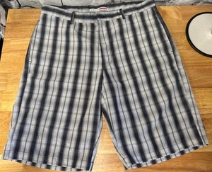 Grand Slam Golf Shorts Plaid Black & White Men's 36 10.5 Inseam - Picture 1 of 3