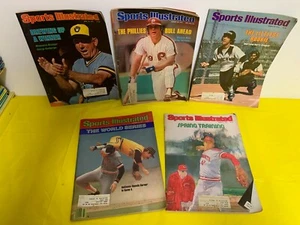 Sports Illustrated- (5) baseball covers / World Series/Littlest Rookie 1977-1979 - Picture 1 of 11