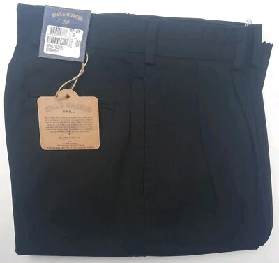 BRAND NEW-Bills Khakis Black M2P-BTBL BRUSHED TWILL SZ 32 MSRP $165 - Image 1 of 4