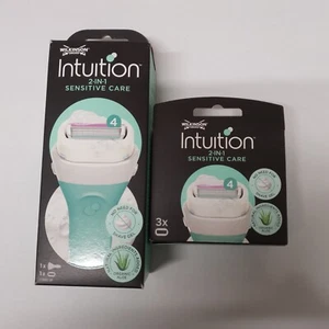 Wilkinson Intuition 3 In 1 Sensitive Women's Razor & Refills - Picture 1 of 2