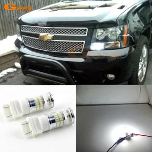 For Chevrolet Tahoe Avalanche Suburban Ultra Bright White 3157 LED Bulbs DRL - Bild 1 von 12