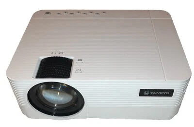 Vankyo Leisure 470 White Projector With Power Cord - LED, VGA, HD-1, HD-2, USB - Image 1 of 4