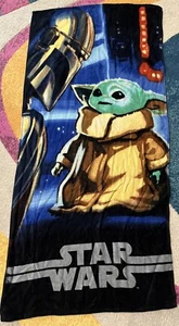 Star Wars Mandalorian Beach Towel Pool and Bath Vintage Comic  27" x 54" - Picture 1 of 9