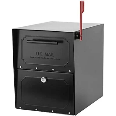 Architectural Mailboxes 620020B-10 TriBolt High Security Parcel Mailbox, Black - Image 1 of 4