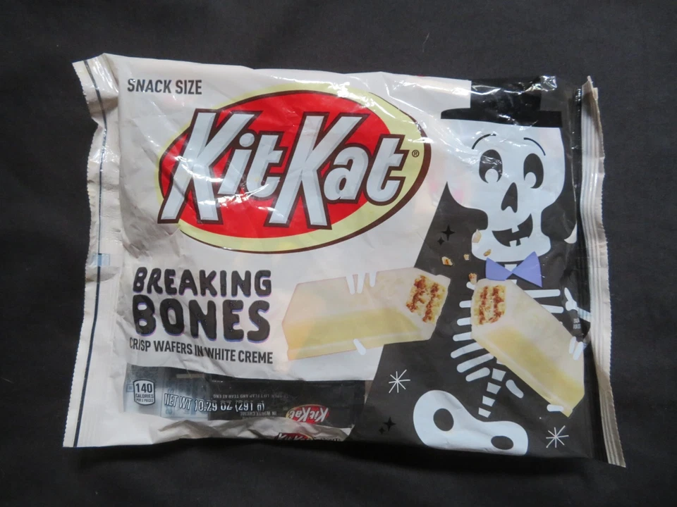 (1) Kit Bolsa Gato Rompiendo Huesos Snack Tamaño Barras de Caramelo 10.29 OZ Blanco Crema Foto 1 de 1