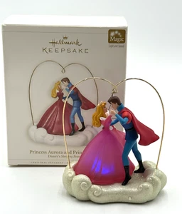 Disney Sleeping Beauty Princess Aurora and Prince Phillip 2006 Hallmark Ornament - Picture 1 of 11