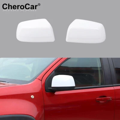 2Pcs White Side Door Rearview Mirror Cover for Chevy Colorado/GMC CANYON 2014+ Foto 1 de 4
