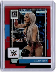 Zelina Vega 2023 Panini Chronicles Optic WWE Red #371 Smackdown #049/199 - Picture 1 of 2