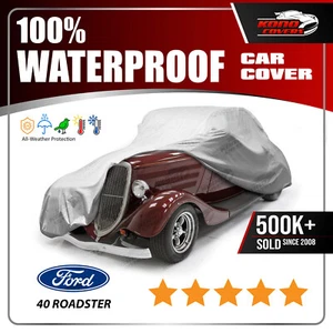 FORD ROADSTER 1930-1934 CAR COVER- 100% Waterproof 100% Breathable - Picture 1 of 11