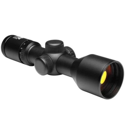 NcSTAR SEC3942R 3-9x Magnification 42mm Red Illumination Rifle Scope Optic Black - Image 1 of 4