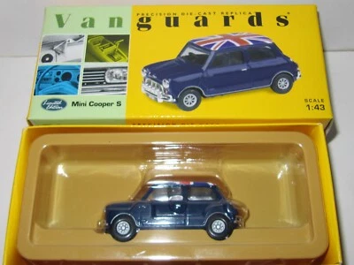 CORGI VANGUARDS MINI COOPER S 1:43 - DARK BLUE - MINT / PERFECT MIB - Image 1 of 4