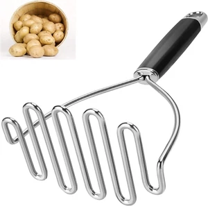 Trituradora de patatas, trituradora de patatas grande de acero inoxidable de alta resistencia para cocina también - Imagen 1 de 12