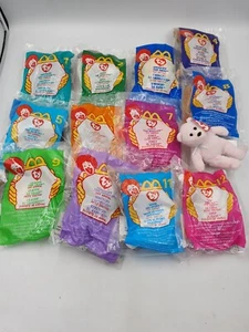 McDonalds Reino Unido 1999 Happy Meal TY Gorro Bebés Nuevo en Bolsas Juego Completo de 12 - Imagen 1 de 2