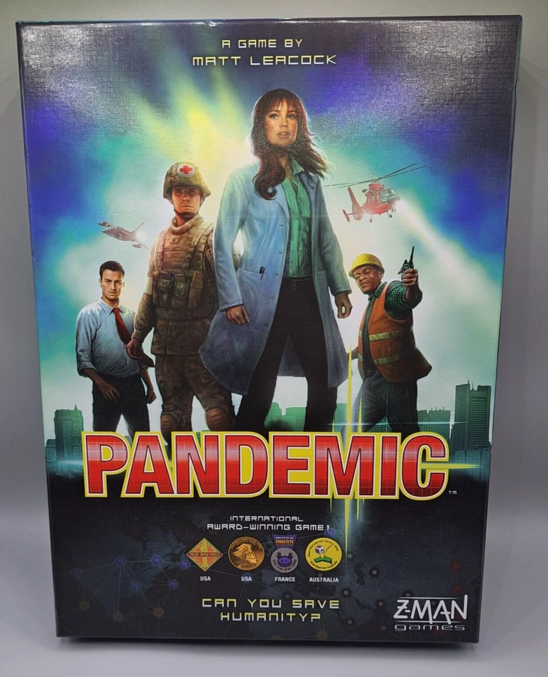Стандартная настольная игра Pandemic — полный комплект игр VGC Z-Man Matt Leacock - Изображение 1 из 4