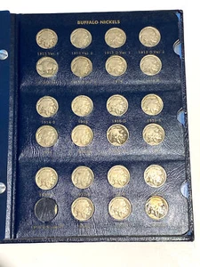 1913 to 1938 Complete Buffalo Nickel Set All ( 64 ) coins Good to Gem BU #1 - Picture 1 of 7