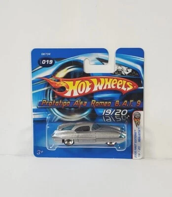 Hot Wheels 2005 первое издание прототип Alfa Romeo B.A.T. Короткая карточка 9 B30 - Изображение 1 из 2