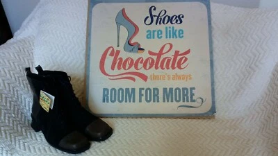 Botas de abuela Naot Hudson Steampunk de cuero con cremallera lateral a media pantorrilla talla EU 39 US 8 NUEVAS Foto 1 de 4