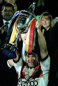 Iestyn HARRIS Bradford Bulls Rugby League Signed Autograph 12x8 Photo +RD COA - Picture 1 of 1