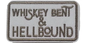 Whiskey Bent & Hell Bound - Embroidered Patch - Picture 1 of 2
