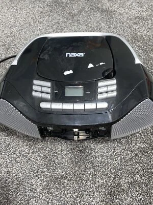 Naxa NP8-268 Reproductor de CD Portátil Reproductor de Cassette Radio AM/FM Boom Box PARA REPUESTOS Foto 1 de 4