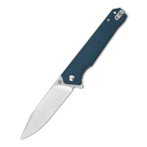 QSP Mamba V2 3.50" D2 Blue Micarta QS111-H1 - Picture 1 of 4
