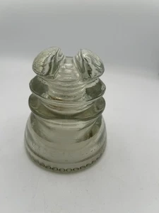Vintage Hemingray 43 Clear Glass Telephone Pole Insulator Made in USA #4 - Picture 1 of 7