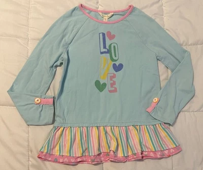 Matilda Jane Love You So Tee Top Girls Wonderment Heart Shirt Size 8 - Image 1 of 3