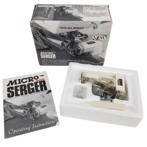 Vintage Micro Serger Attachment Heavy Duty MS-L Sewing Fits All Sewing Machines - Picture 1 of 17