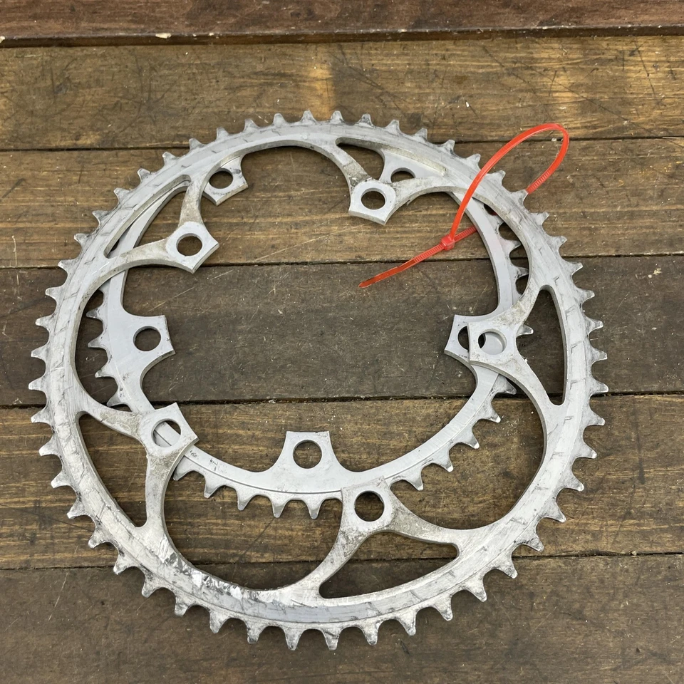 Vintage Shimano 105 Golden Arrow Chainring Set 52/42T 130BCD 70s 80s Japan 600 - Image 1 of 4