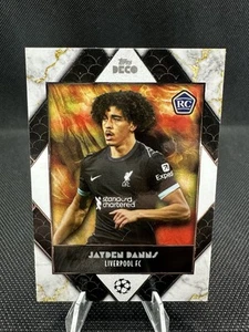 TOPPS DECO 2024-25 PRODIGY JAYDEN DANNS ROOKIE RC LIVERPOOL PREMIER SOCCER - Imagen 1 de 2