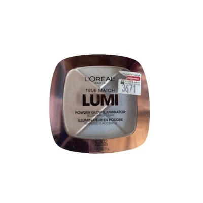 LOreal True Match LUMI Powder Glow Illuminator Blush & Highlight C302 Ice New - Image 1 of 4