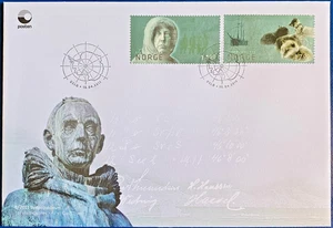 Norway FDC Year 2011 Roald Amundsen First at South Pole 100 Years Anniversary - Picture 1 of 1