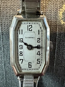 Tavannes Vintage Ladies Watch With Stretch Band 14k GF 15J - Picture 1 of 8