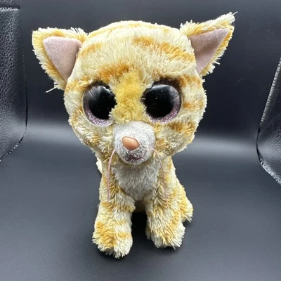 Ty Beanie Boos Tabitha the Orange Tabby Cat Plush Kitty Kitten 6" 2015 - Image 1 of 3