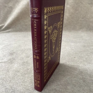 Easton Press Celebrations by Maya Angelou SIGNED 1st Ed NEAR MINT AC - Picture 1 of 13