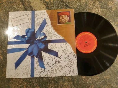 Willie Nelson Pretty Paper 1979 Christmas Vinyl LP Record  JC-36189 - Image 1 of 4