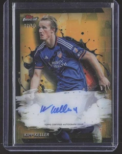 Kipp Keller 2024 Finest MLS Base Autographs Gold Refractor #BA-KP SN,AU - Picture 1 of 2