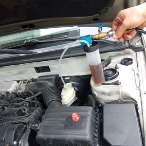 Brake Fluid Replacement Tool Pump Oil Drained Tools Air Extractor Bleeder Kit = - Picture 1 of 4