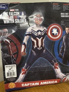 MARVEL THE FALCON Winter Soldier- CPT America Halloween Costume Boy Medium 5-7 - Picture 1 of 1
